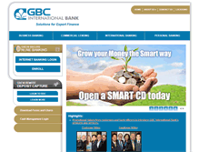 Tablet Screenshot of gbcib.com